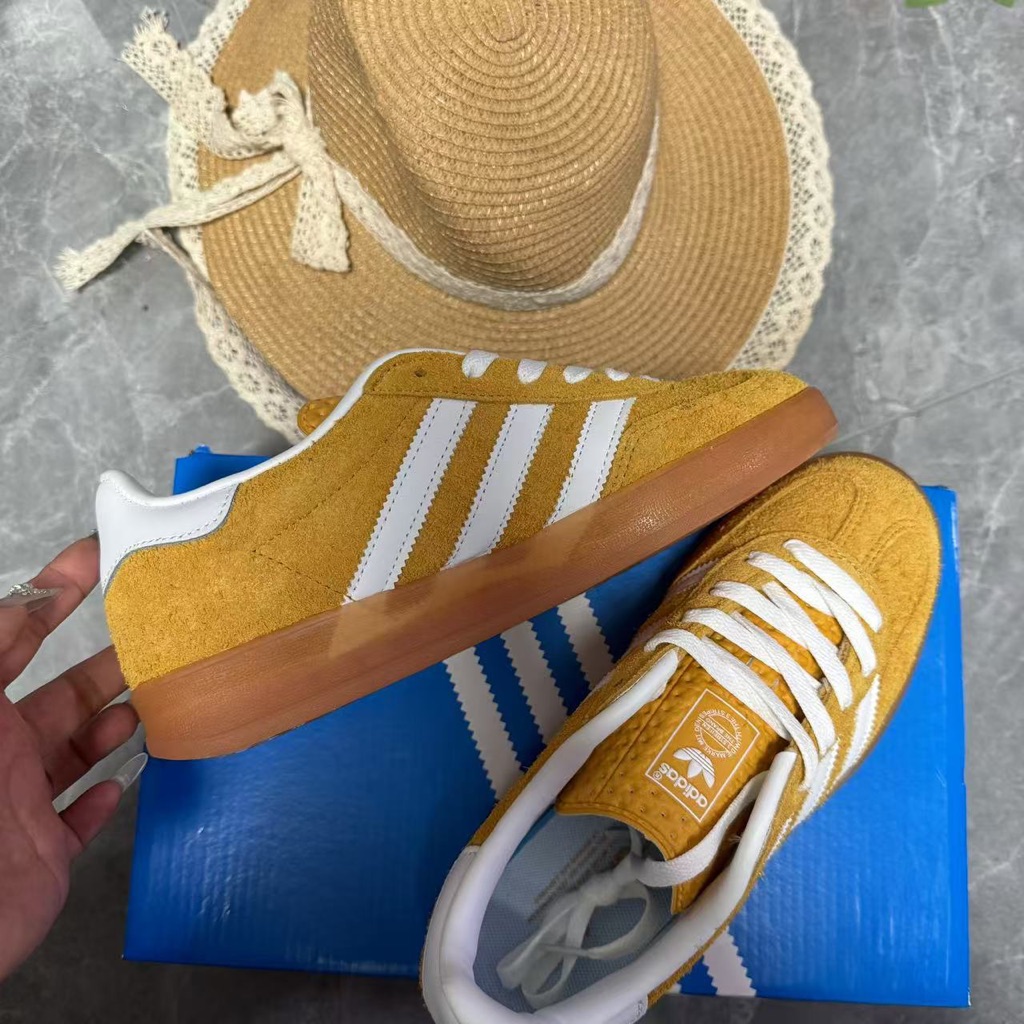 Adidas Yellow And White Women's Sneakers